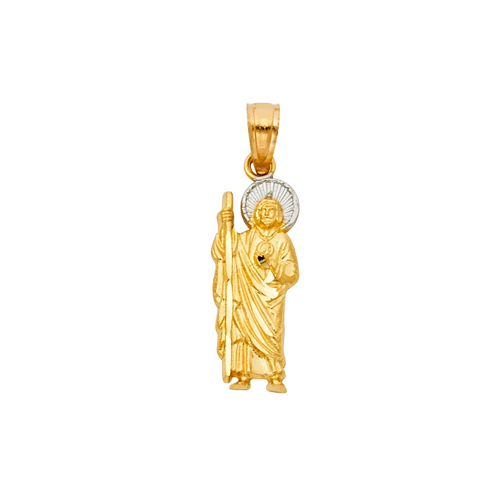 14K Yellow Gold Religious Pendant - PT102