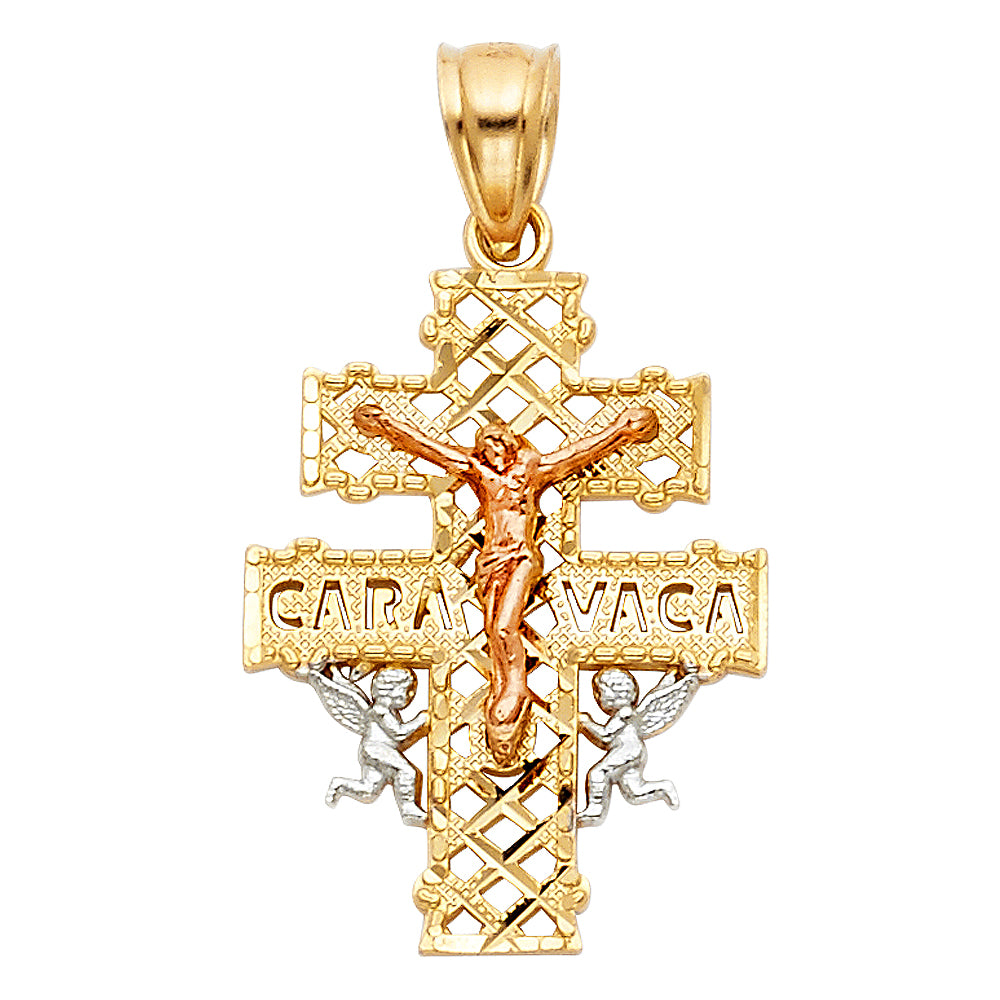 14K Yellow Gold Religious Pendant - PT106
