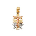 14K Yellow Gold Religious Pendant - PT107