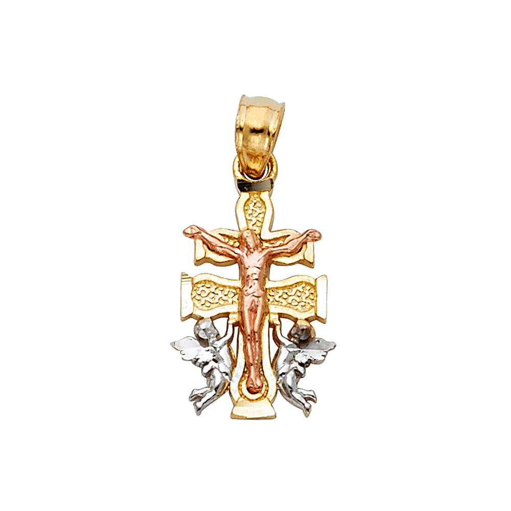 14K Yellow Gold Religious Pendant - PT107