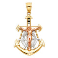 14K Yellow Gold Religious Pendant - PT112