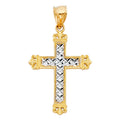 14K Yellow Gold Cross Pendant - PT116