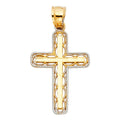 14K Yellow Gold Cross Pendant - PT118