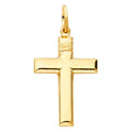 14K Yellow Gold Cross Pendant - PT125