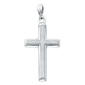 14K Yellow Gold Cross Pendant - PT127