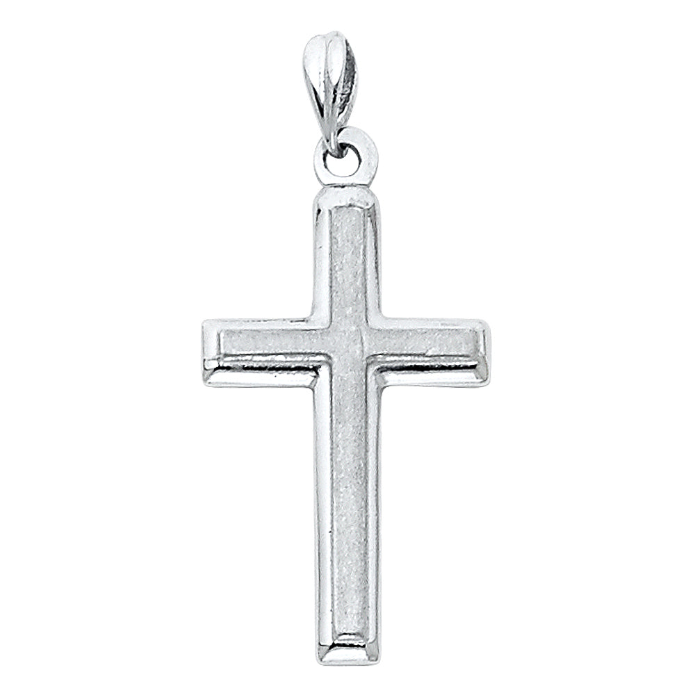 14K Yellow Gold Cross Pendant - PT127