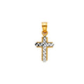 14K Yellow Gold Cross Pendant - PT133