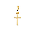 14K Yellow Gold Cross Pendant - PT143