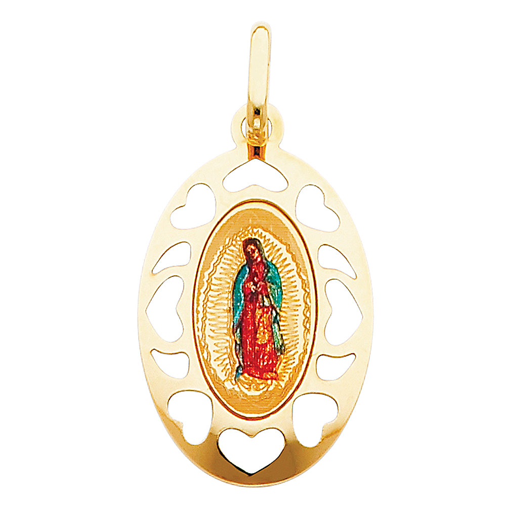 14K Yellow Gold Religious Pendant - PT146