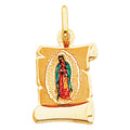 14K Yellow Gold Religious Pendant - PT151