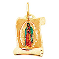 14K Yellow Gold Religious Pendant - PT152