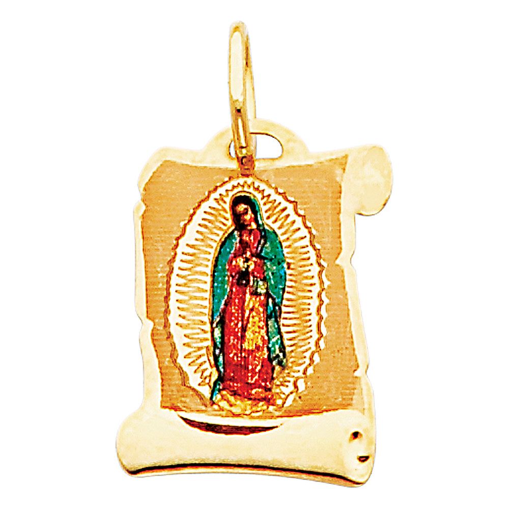 14K Yellow Gold Religious Pendant - PT152