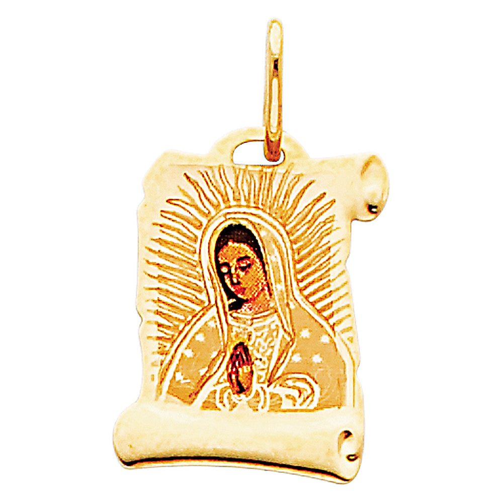 14K Yellow Gold Religious Pendant - PT163