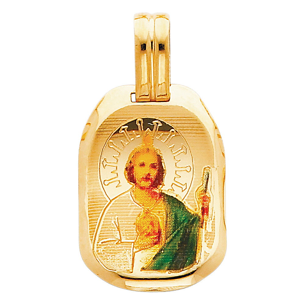 14K Yellow Gold Religious Pendant - PT166