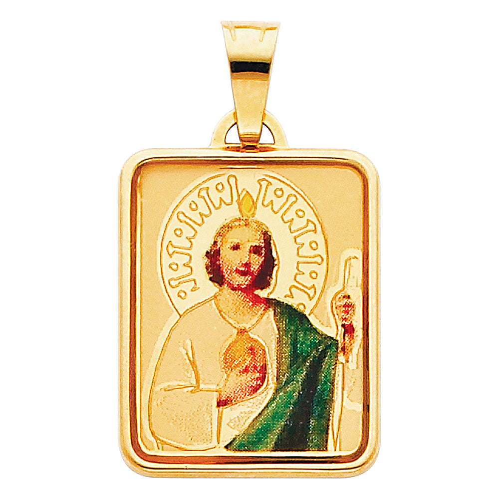14K Yellow Gold Religious Pendant - PT167