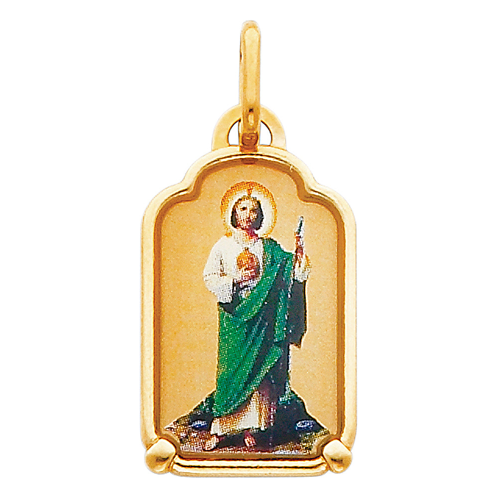 14K Yellow Gold Religious Pendant - PT168