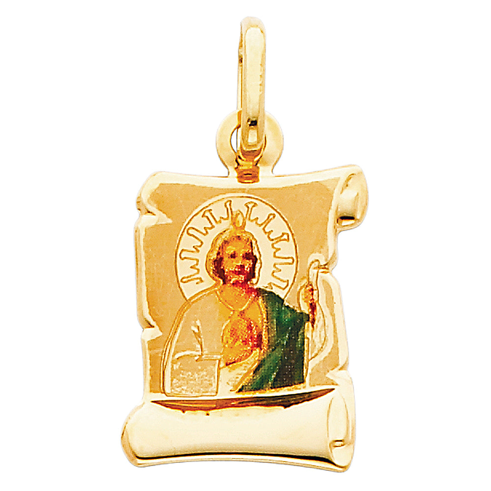 14K Yellow Gold Religious Pendant - PT169