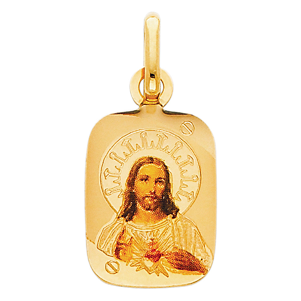 14K Yellow Gold Religious Pendant - PT176