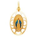 14K Yellow Gold Religious Pendant - PT181