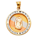 14K Yellow Gold Religious Pendant - PT187