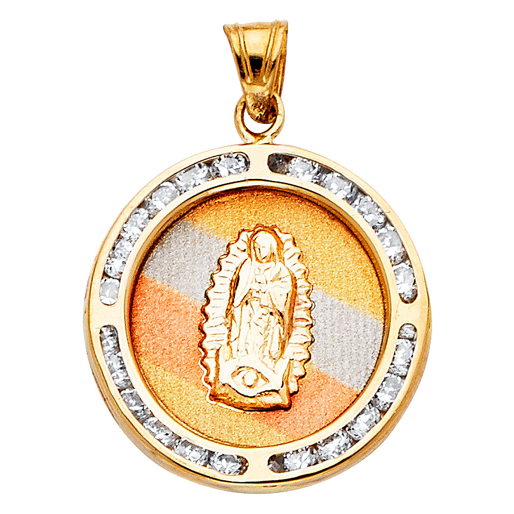 14K Yellow Gold Religious Pendant - PT187