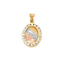 14K Yellow Gold Religious Pendant - PT190