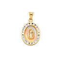 14K Yellow Gold Religious Pendant - PT191