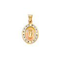 14K Yellow Gold Religious Pendant - PT198