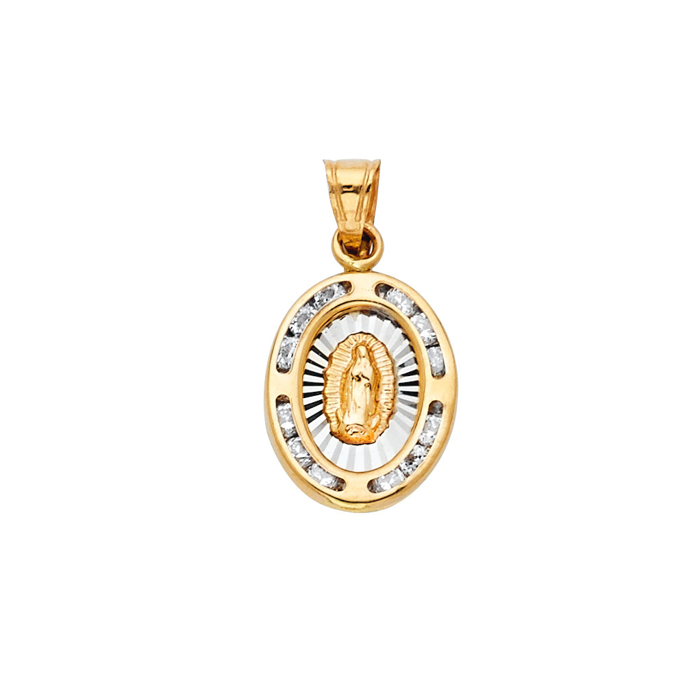 14K Yellow Gold Religious Pendant - PT199