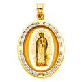 14K Yellow Gold Religious Pendant - PT201