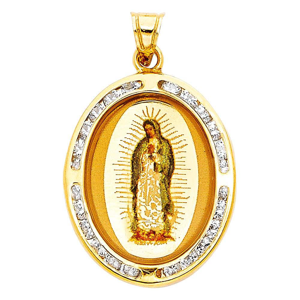 14K Yellow Gold Religious Pendant - PT201