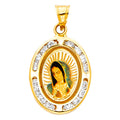 14K Yellow Gold Religious Pendant - PT202