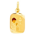 14K Yellow Gold Religious Pendant - PT213