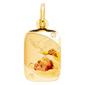 14K Yellow Gold Religious Pendant - PT220