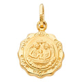 14K Yellow Gold Religious Pendant - PT239