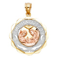 14K Yellow Gold Religious Pendant - PT247