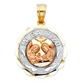 14K Yellow Gold Religious Pendant - PT248