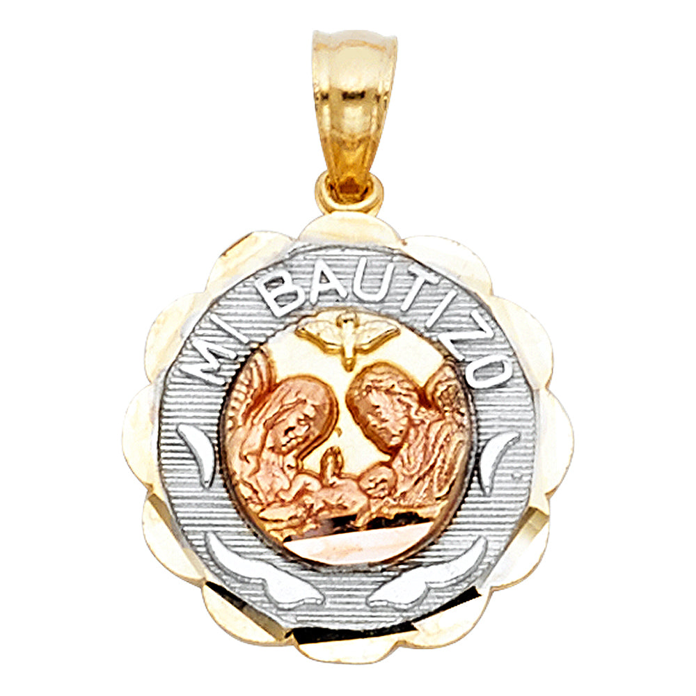 14K Yellow Gold Religious Pendant - PT248