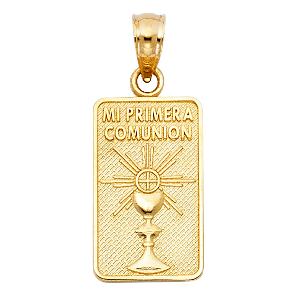 14K Yellow Gold Religious Pendant - PT251