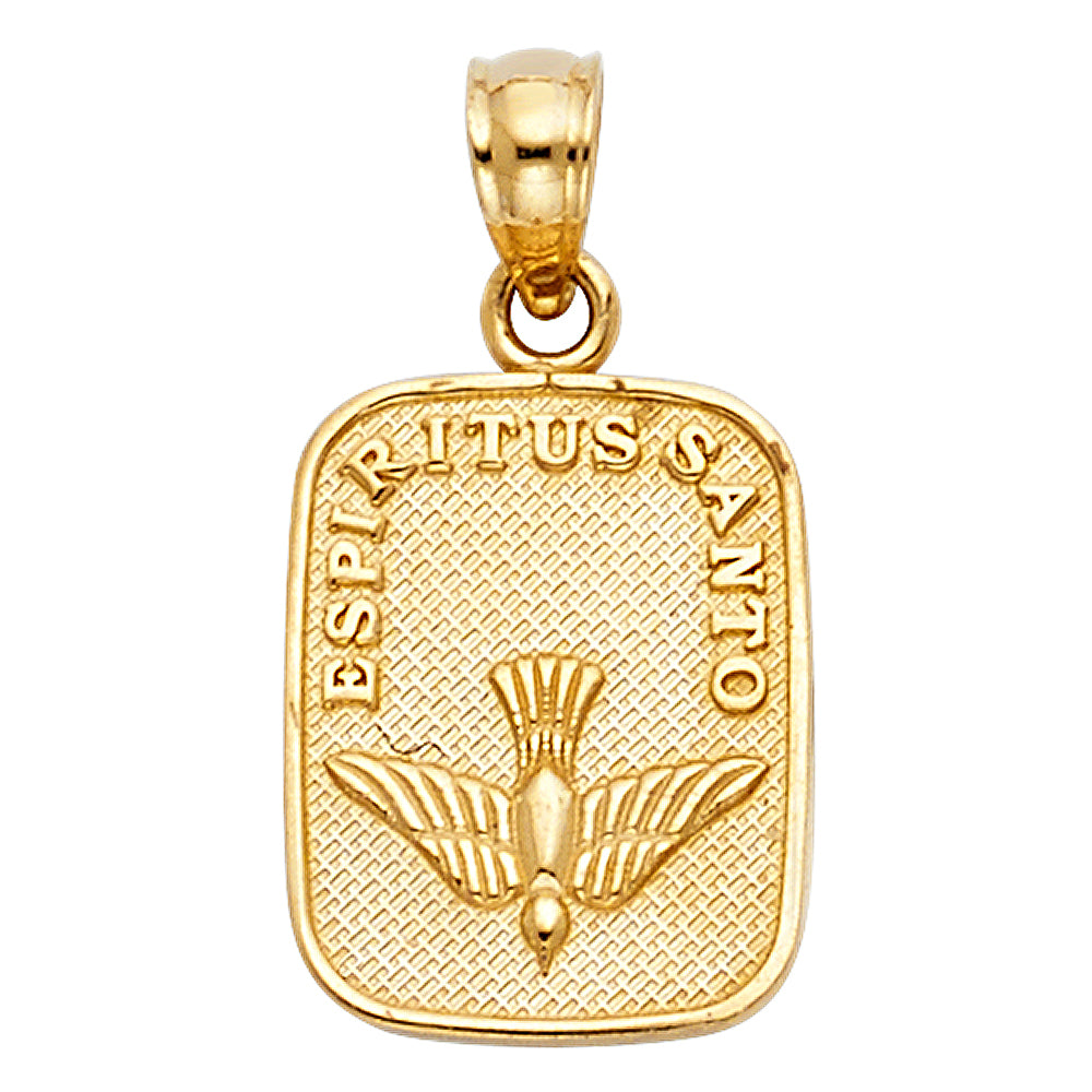 14K Yellow Gold Religious Pendant - PT253