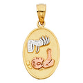 14K Yellow Gold Religious Pendant - PT255
