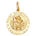 14K Yellow Gold Religious Pendant - PT266