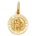 14K Yellow Gold Religious Pendant - PT268
