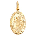 14K Yellow Gold Religious Pendant - PT270