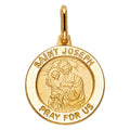 14K Yellow Gold Religious Pendant - PT275