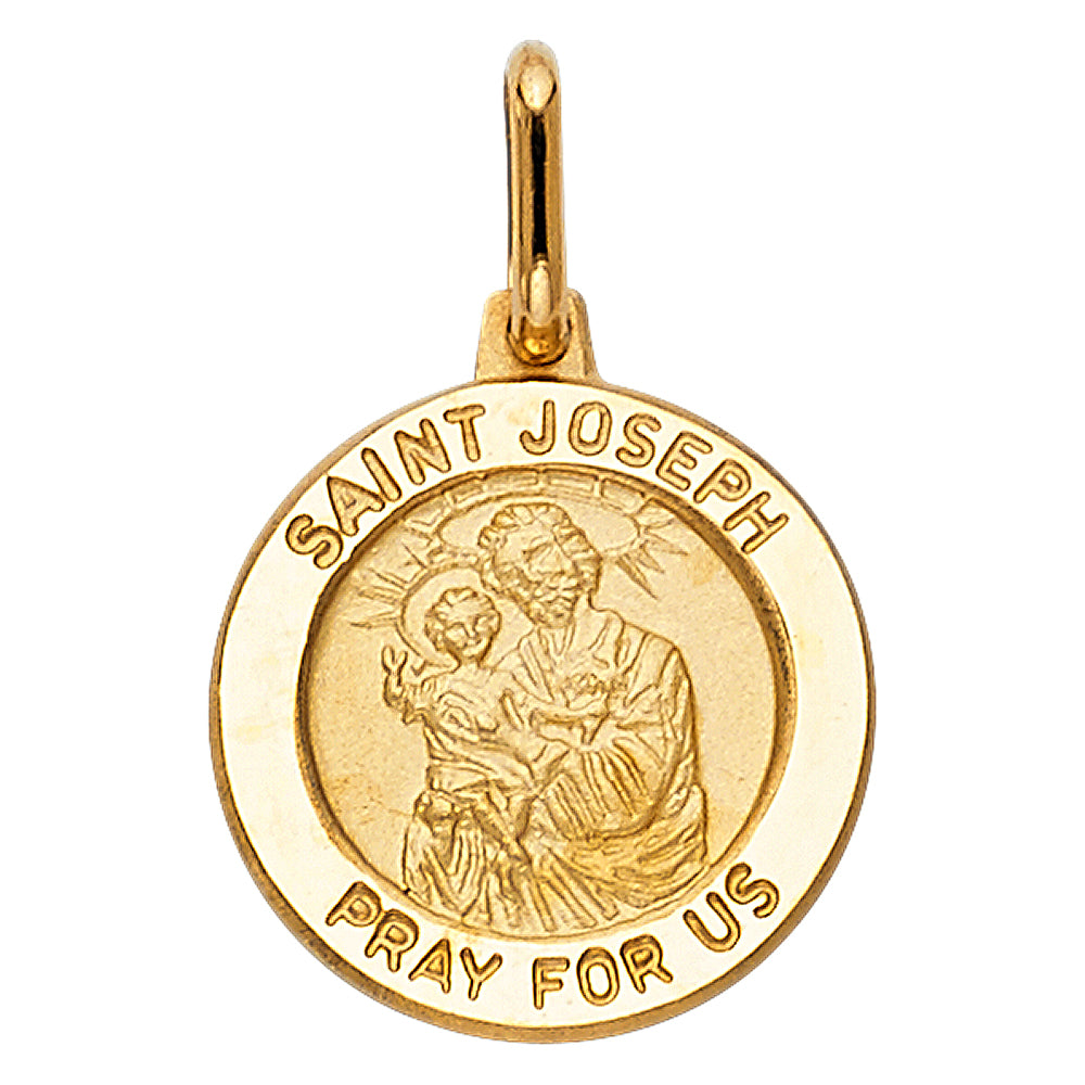 14K Yellow Gold Religious Pendant - PT275