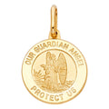 14K Yellow Gold Religious Pendant - PT283