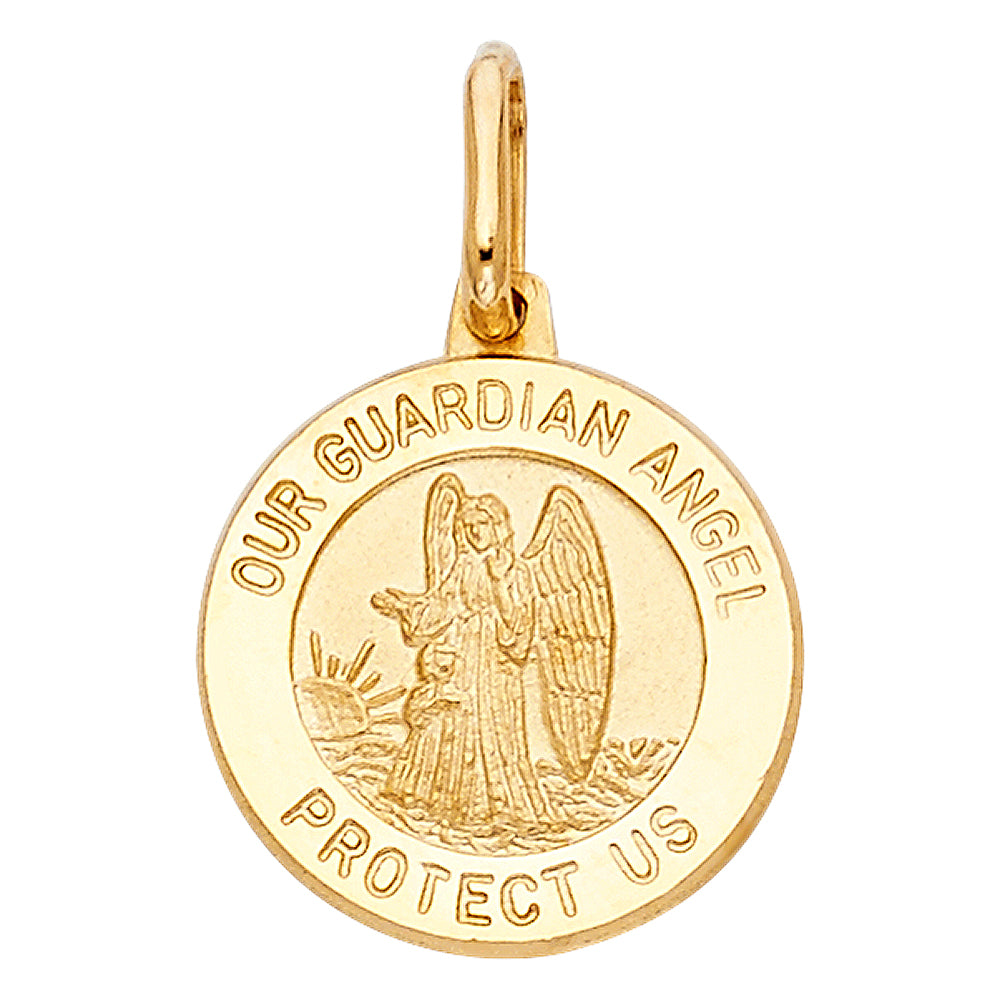 14K Yellow Gold Religious Pendant - PT283