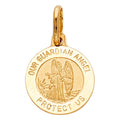 14K Yellow Gold Religious Pendant - PT284