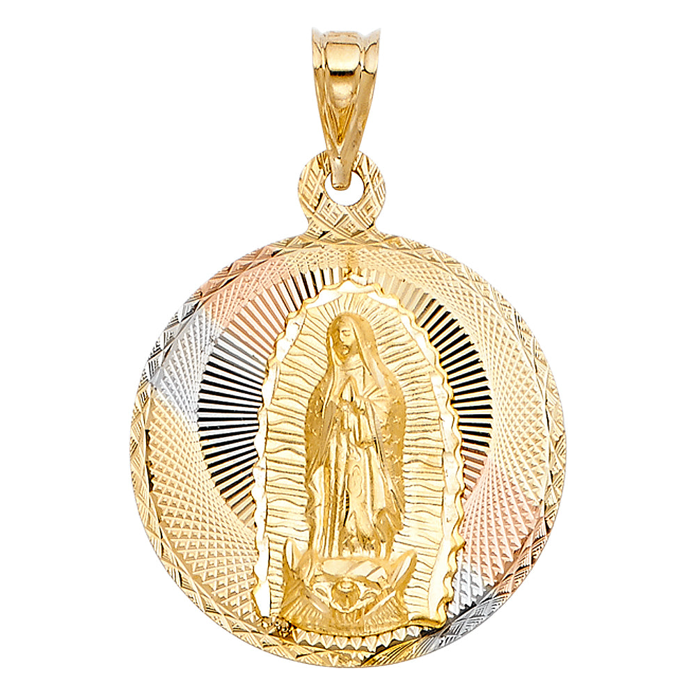 14K Yellow Gold Religious Pendant - PT289